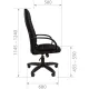 Кресло руководителя CHAIRMAN 727 Россия ткань ОС черный. Фото товара с разных ракурсов.