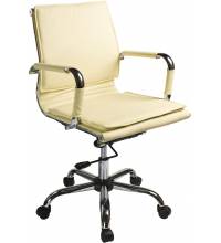 Кресло бюрократ CH-993 Low (Слоновая кость)