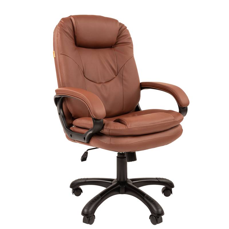 Офисное кресло Chairman 668 Россия экопремиум коричневый (новый) главное фото